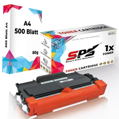 Produktbild von 1x Toner TN2220 TN-2220 Schwarz Kompatibel für Brother HL-2250DN + DIN A4 Druckerpapier 500 Blatt