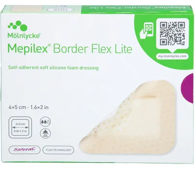Immagine prodotto di Medicazione in schiuma Mepilex Border Flex Lite 4x5 cm 10 pz