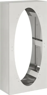 Image de vidaXL Étagère à bois de chauffage 50x23x100 cm Acier inoxydable