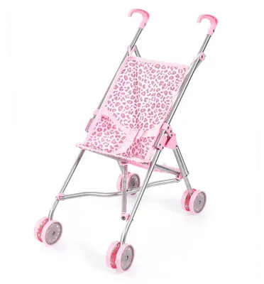 Produktbild von Bayer Design 30102AB Puppenbuggy, zusammenklappbar, Doppelräder, Sicherheitsgurt, aus Metal