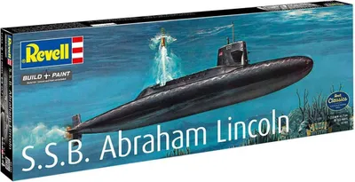 Imagen del producto de Revell, modelo a escala 1:253 del buque Abraham Lincoln, con detalles interiores