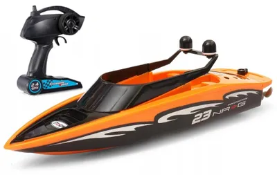 Immagine prodotto di Barca con telecomando iUni RC Racing Boat Waterproof 3323, Frequenza 2.4G, Arancione