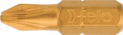 Zdjęcie produktu dla Bit Felo, TiN C 6,3 x 25 mm PZ 2 (10 sztuk)