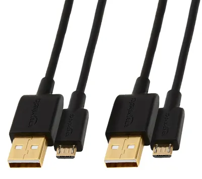 Productafbeelding van AmazonBasics 7WXKV4, 1,8 meter, USB A, Micro-USB B, USB 2.0, 0,48 Gbit/s, zwart