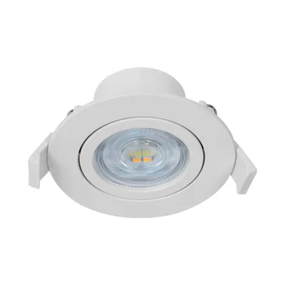 Produktbild von Braytron Einbauleuchte Schwenkbar Spot LED 7W 670 Lumen SQR Ø70mm IP20 Downlight 3000K-6500K Rund Weiß