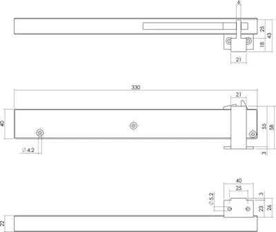 Produktbild von Intersteel Schließverzögerung Schiebetürsystem Antik