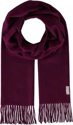 Produktbild von FRAAS Schal Pure Cashmere Scarf with Fringes Purple violett