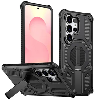 Produktbild von Handy Hülle Magnetisch für Samsung Galaxy S26 Ultra Kunststoff Silikon Schwarz