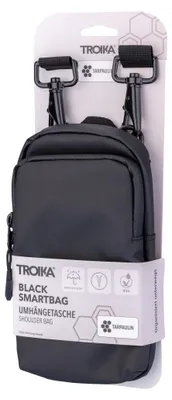 Zdjęcie produktu dla TROIKA BBL68, Uni , Torba na ramię, Zamek błyskawiczny, Bryzgoszczelny, Wodoodporne, Czarny, Monochromatyczny