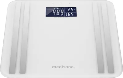 Produktbild von medisana BS 465 weiß Körperanalysewaage bis 180 kg Personenwaage Körperfett
