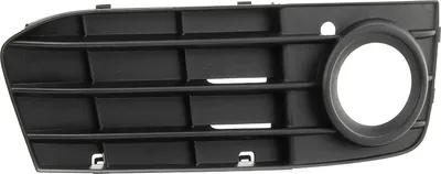 Produktbild von ABAKUS Lüftungsgitter Grill Stoßfänger für AUDI A4 Avant (8K5, B8) mit Loch/Löchern für Nebellampen