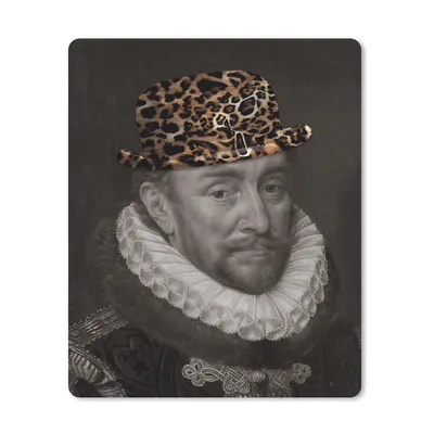 Produktbild von MuchoWow® Mauspad Mousepad Wilhelm von Oranien - Kunst - Pantherdruck 30x40 cm - Mousepads - Maus Mat - Pad - Mausunterlage - Mausmatten