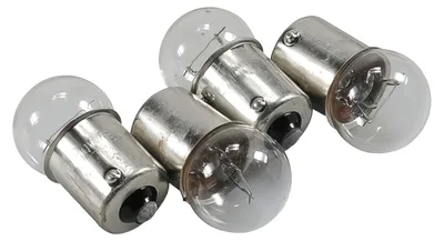 Zdjęcie produktu dla Zestaw żarówek kierunkowskazów STR8, białe, 4 sztuki, 12 V, 10 W, typ BA15S, z certyfikatem ABE