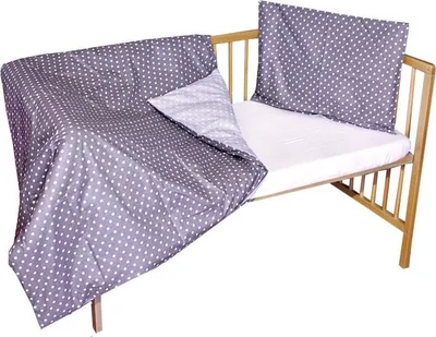 Obrázek produktu pro Cosing 2-dílné dětské povlečení Sleeplease, Puntíky šedá