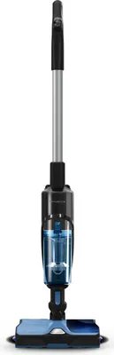 Produktbild von Rowenta X Combo 2in1 X-Combo 2in1 Staubsauger mit Wischfunktion GZ3038, Standstaubsauger, Beutellos, Schwarz, Blau, 0,55 l, Rechteckig, Trocken&Nass