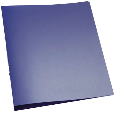 Obrázok produktu pre Q-Connect® KF02483 Krúžkový viazač priehľadný - A4, 2-krúžkový, Ø krúžku 25 mm, modro-transparentný