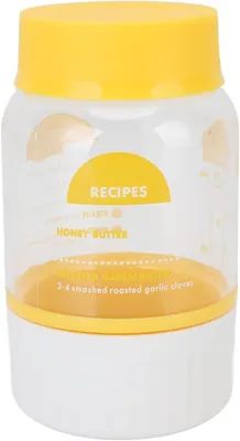 Produktbild von Butterglas mit Sieb, Butterfass für selbstgemachte Butter, Küchenzubehör mit Rezept