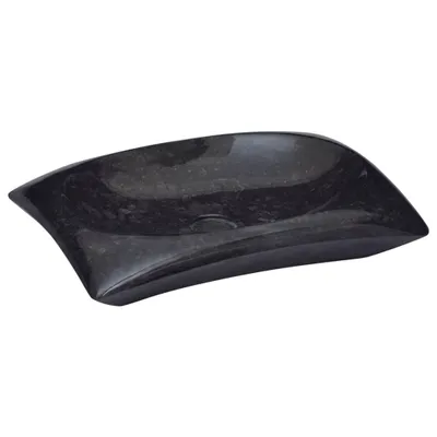 Obrázok produktu pre Umývadlo čierne 50x35x10 cm mramor