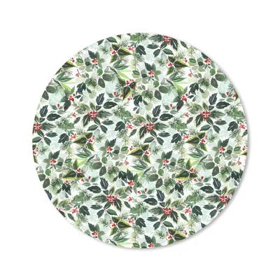Produktbild von MuchoWow® Mauspad Mousepad Mistelzweig - Weihnachten - Muster 20x20 cm - Mousepads - Maus Mat - Pad - Mausunterlage - Schreibtischmatte