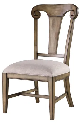 Image de Chaise en bois massif Chaise de salle à manger Designer textile Chaises Chaises de salle à manger Nouveau