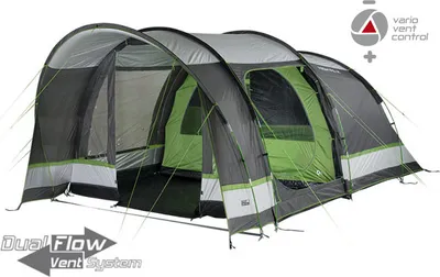 Produktbild von High Peak Brixen 5.0 Familienzelt 5-Personen 480 x 300 cm Grau