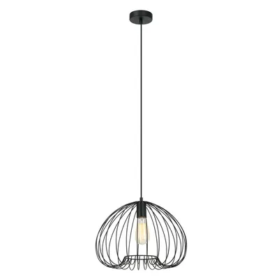 Obrázek produktu pro Moderní černá závěsná lampa Italux Meddi MDM-4583-1 BK
