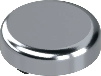 Produktbild von BLUM CLIP top Topfabdeckung - Glastürscharnier rund, Kunststoff verchromt