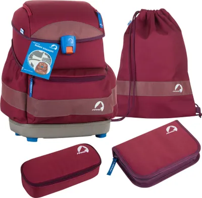 Produktbild von Finkid Schulranzenset 4-tlg. BUDDY EKO SPORT wild berry/purple