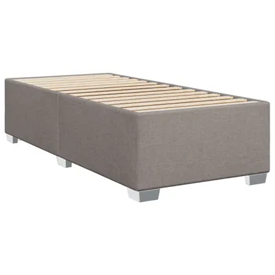 Produktbild von vidaXL Bettgestell ohne Matratze Taupe 100x200 cm Stoff