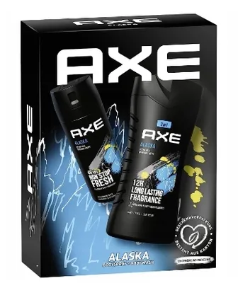 Produktbild von (DE) Axe Alaska Zestaw Żel pod prysznic, 250ml  + Dezodorant, 150ml (PRODUKT Z NIEMIEC)