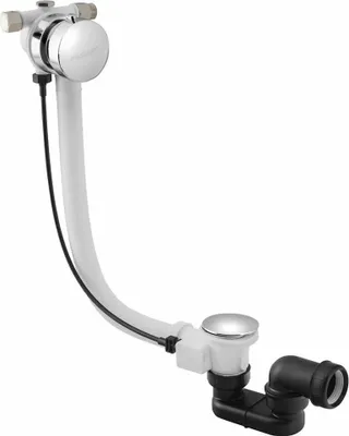 Obrázok produktu pre Vypúšťacia armatúra s prívodom, L-550 mm, DN40, chróm