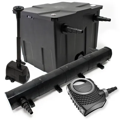 Obrázok produktu pre Sada:filter pre jazierka 12000l 72W UVC jazierkový čistič 80W čerpadlo fontánové čerpadlo