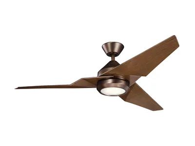 Produktbild von Elstead Jade leiser Deckenventilator mit LED Licht Ø152cm + Fernbedienung Walnuss