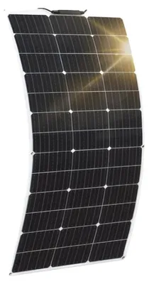 Obrázok produktu pre Solárny panel, vysoká účinnosť, flexibilný dizajn, 140 W, biely