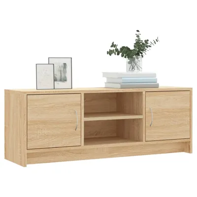 Produktbild von "im Sonderangebot"TV-Schrank Industriestil - CLORIS - Fernsehenschrank - Sonoma-Eiche 102x30x37,5 cm Holzwerkstoff - NeuMöbel9920830