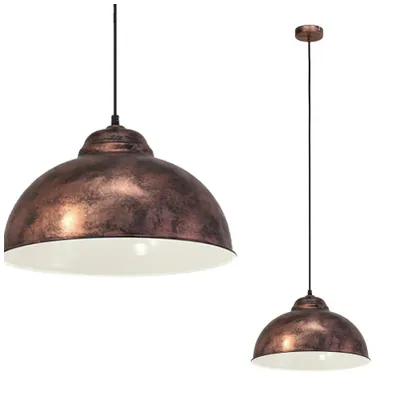 Zdjęcie produktu dla EGLO Truro 2, Elastyczny montaż, Miedziany, Stal nierdzewna, Miedź, Stal nierdzewna, Miedź, Stal, Okrągły, IP20