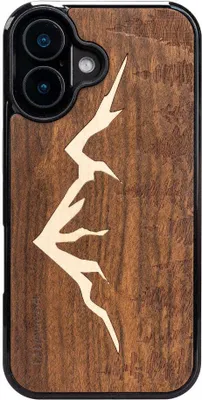 Produktbild von Holzhülle für iPhone 16, Bewood Imbuia-Gebirge