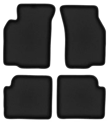 Productafbeelding van Velours automatten voor Mitsubishi Colt V (CJ0) 1996-2003 (hatchback) – 4-delig, zwart, op maat – Wielganizator DURBAN