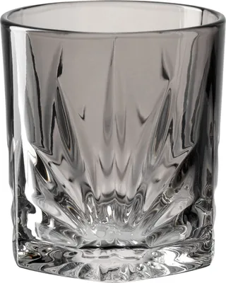 Produktbild von Leonardo Trinkglas Capri, Wasserglas, Saftglas, Kalk-Natron Glas, Grau, 330 ml, 022359