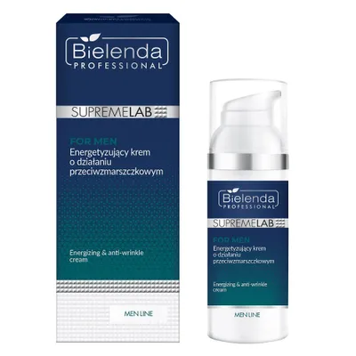 Zdjęcie produktu dla Bielenda SupremeLab For Men Krem o działaniu przeciwzmarszczkowym, 50ml