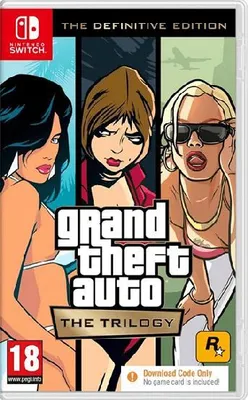 Obrázek produktu pro Grand Theft Auto: The Trilogy The Definitive Edition (Switch) Code in a box