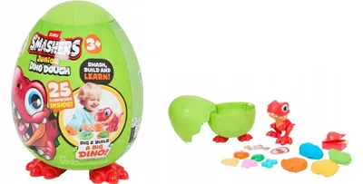 Image de Dinosaure Zuru dans un œuf en pâte à modeler mix - Norimpex