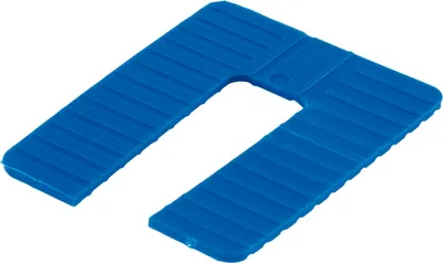 Produktbild von GLUSKE Euroklick Distanzplatte 65 x 52.5 x 2 mm,, 1000 Stück | Unterlegkeile - Distanzplättchen