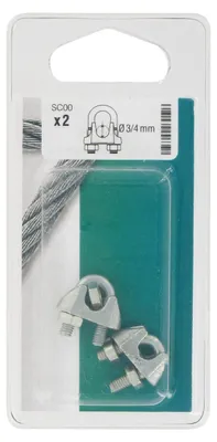 Produktbild von Schlauchklemmen aus Stahl mit Schellenbügel 3 bis 4 mm - 2 Stück