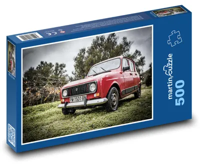 Obrázok produktu pre Puzzle 500 Červené retro auto - martinpuzzle