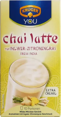 Image de Krüger You Chai Latte Typ Ingwer-Zitronengras Fresh India extra cremig | 10 Portionen