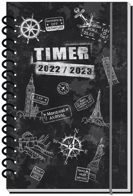 Produktbild von Trötsch Schülerkalender Flexi Spiralbindung Travelling 2022/2023