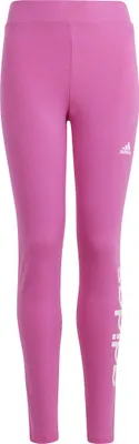 Produktbild von ADIDAS Essentials Linear Logo Baumwolle Leggings Kinder pink 170