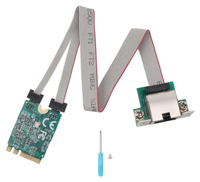 Obrázek produktu pro 2,5G Mini PCIE M.2 RJ45 síťová karta Vysoká přenosová rychlost Stabilní přenosný PCI Express Lan adaptér Ethernet