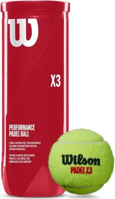 Produktbild von Wilson X3 Padelbälle Gelb 3 Balls Gelb 3 Balls